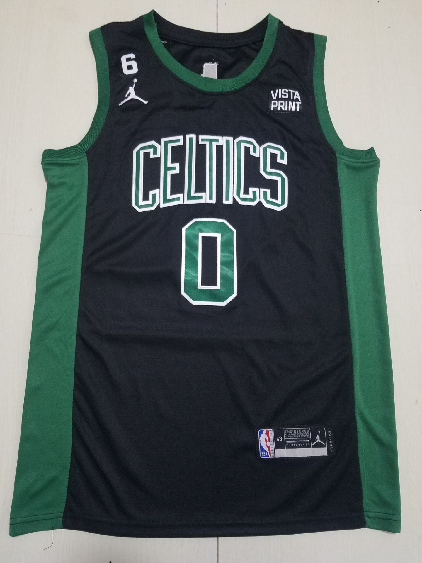 Men Boston Celtics 0 Tatum Black 2022 NBA Jersey